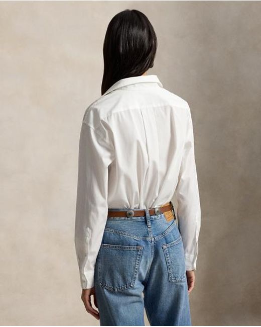 Ralph Lauren Gray Relaxed Fit Cotton Shirt