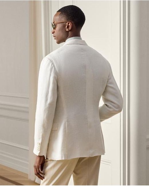 Ralph Lauren Gray Glenn Hand-Tailored Linen Jacket for men