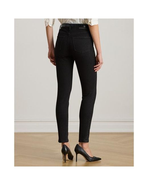 Ralph Lauren Black High-Rise Skinny Ankle Jean