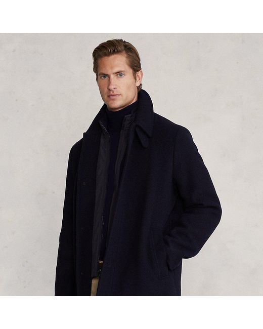 navy polo coat