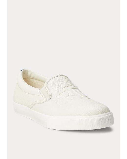 Ralph Lauren Ricci Leather Trainer in 