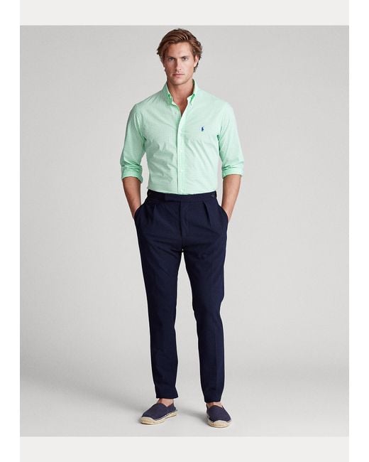 Polo Ralph Lauren Baumwolle Slim-Fit Popelinehemd mit Streifen in Grün für  Herren | Lyst AT