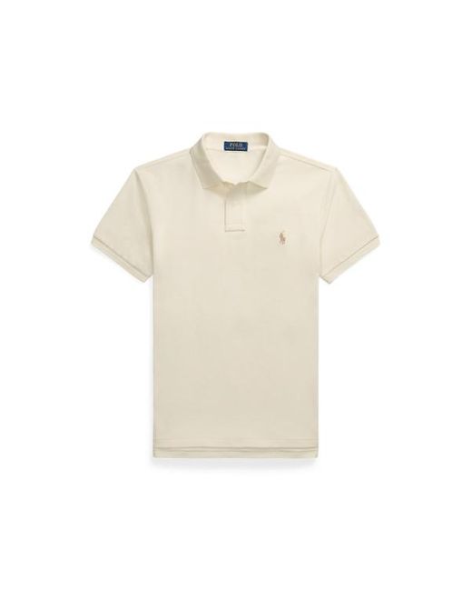 Polo Ralph Lauren Natural Slim Fit Mesh Polo Shirt for men