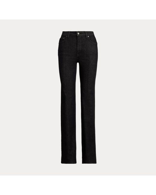 Jean Flare Taille Haute Ralph Lauren en coloris Black