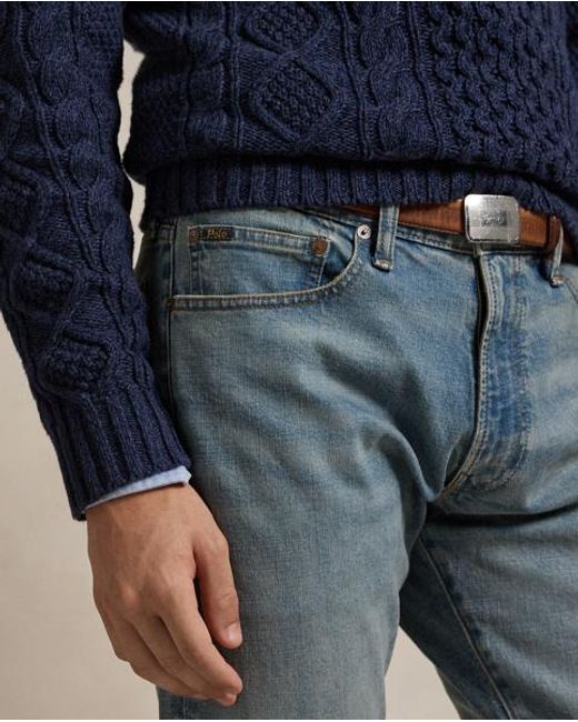 Polo Ralph Lauren Blue Sullivan Slim Polo Pony Stretch Jean for men