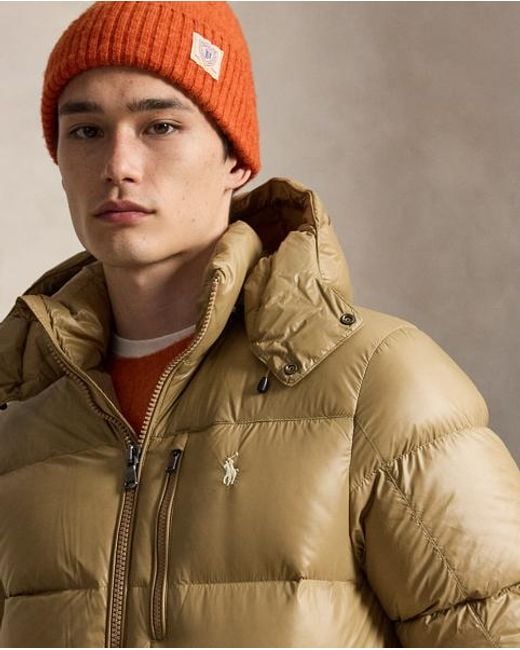 Polo Ralph Lauren Brown The Gorham Glossed Down Jacket for men