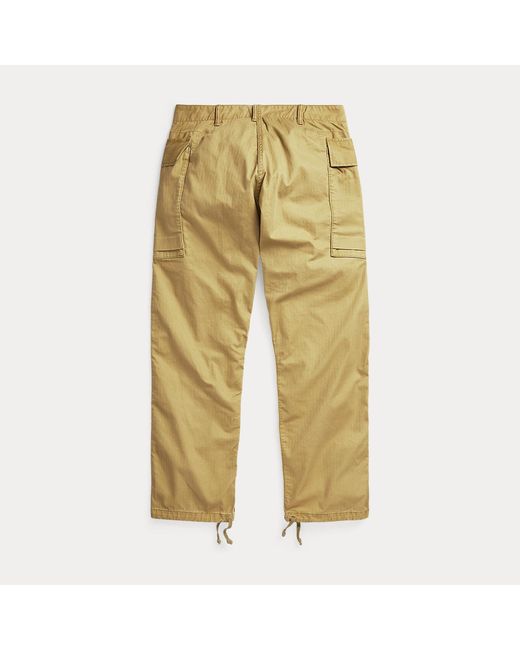 RRL Yellow Herringbone Twill Cargo Trouser for men