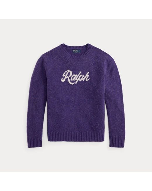 Polo Ralph Lauren Blue The Ralph Lauren Logo Jumper for men