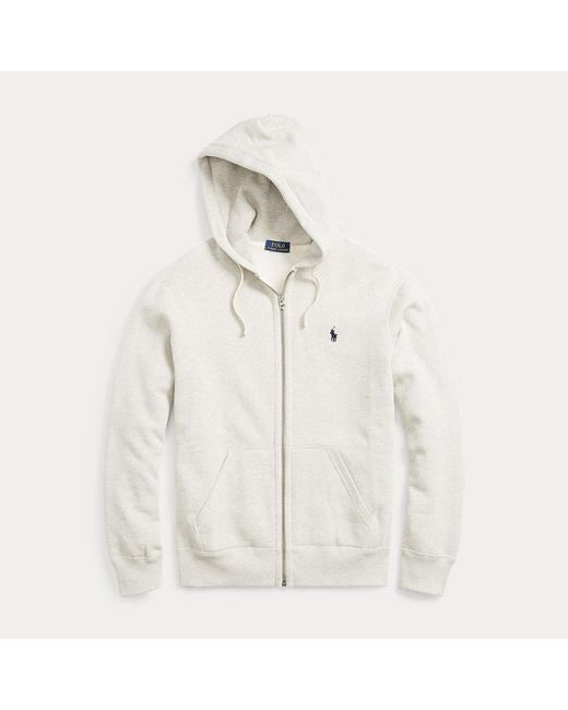 Polo Ralph Lauren Gray Fleece Full-Zip Hoodie for men