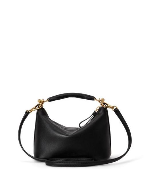 Ralph Lauren Red Mini-Nappaleder-Schultertasche Blaike
