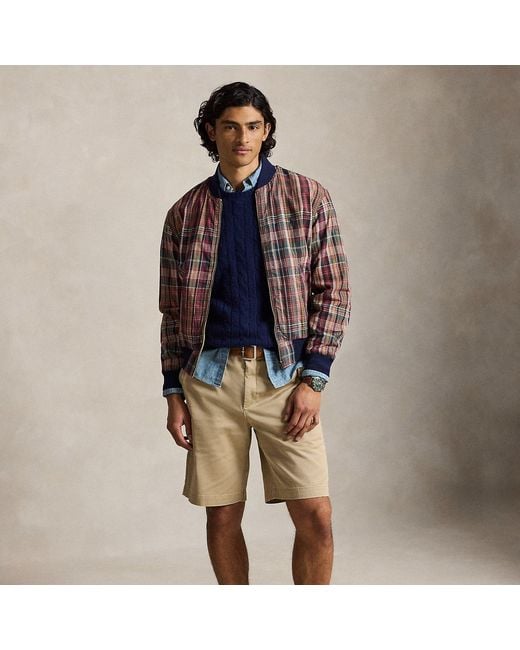 Ralph Lauren Blue 25.4 Cm Relaxed Fit Chino Short for men