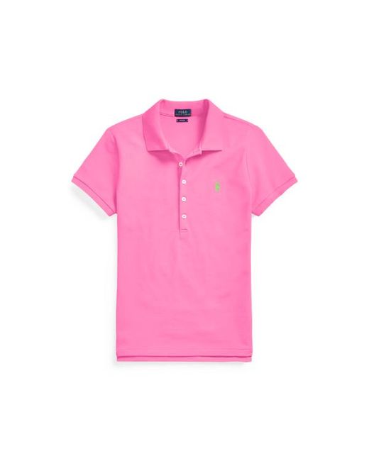 Ralph Lauren Pink Slim Fit Stretch Polo Shirt