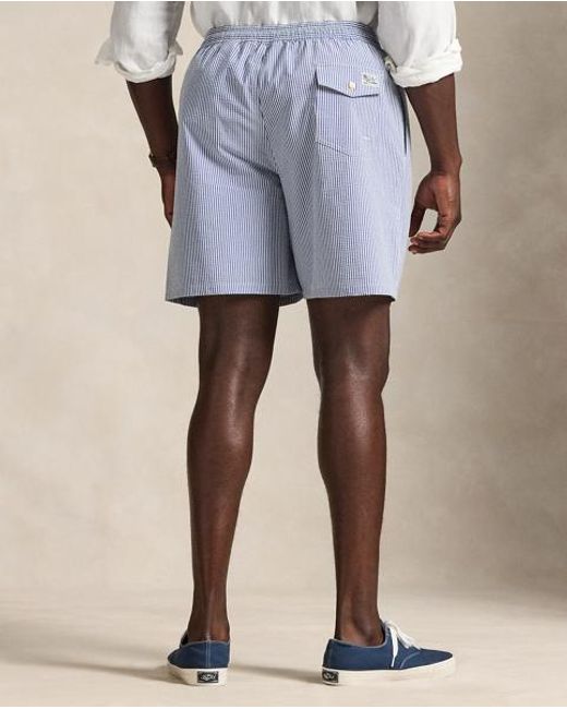 Ralph Lauren Green Traveler Classic Fit Swim Trunk for men