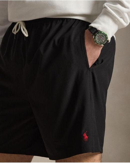 Polo Ralph Lauren White Traveller Classic Fit Swimming Trunks for men
