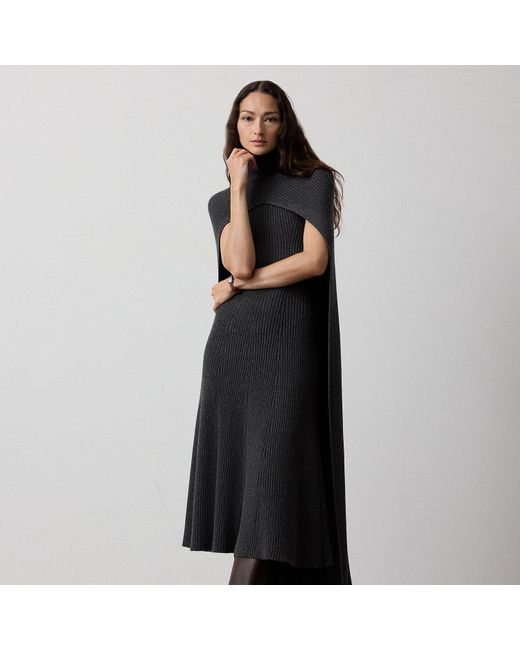 Ralph Lauren Black Ralph Lauren Cashmere-Blend Sweater Day Dress