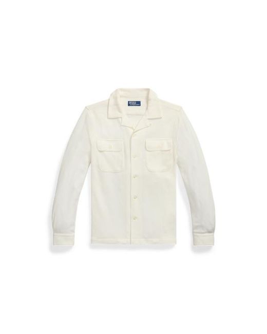 Camicia a nido d'ape Standard-Fit di Polo Ralph Lauren in White da Uomo