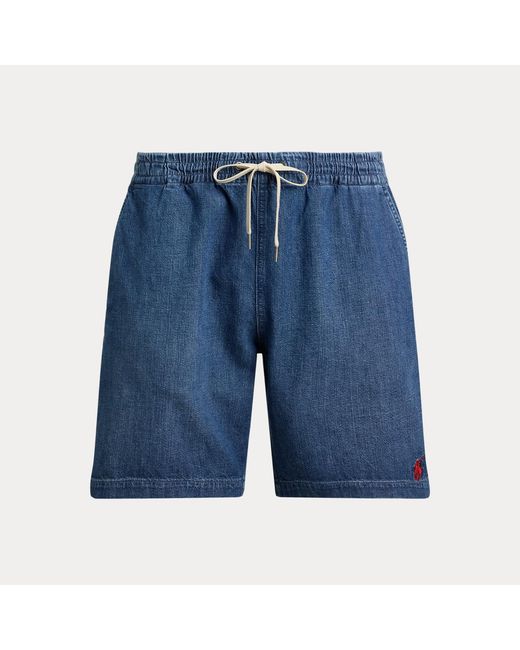 Polo Ralph Lauren Blue 20.5 Cm Polo Prepster Denim Short for men