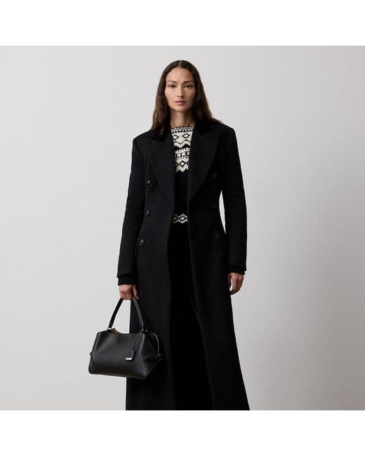 Cappotto Anthony in lana e cashmere di Ralph Lauren in Black
