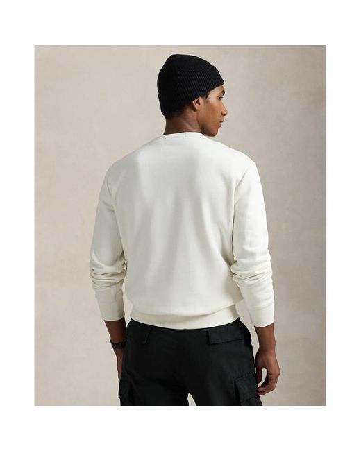 Polo Ralph Lauren White Polo Sport Fleece Sweatshirt for men