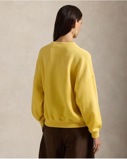 Polo Ralph Lauren Yellow Fleece Crewneck