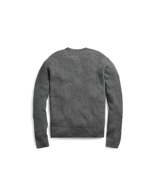grey waffle jumper
