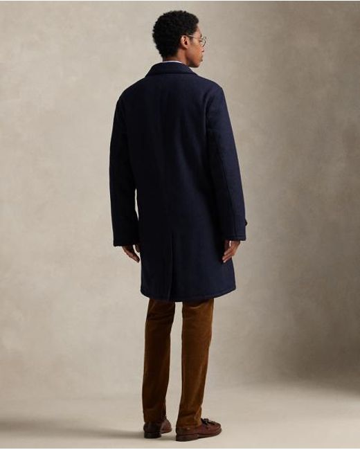 Polo Ralph Lauren Der Trenchcoat Langdon Aus Wolle in Blue für Herren
