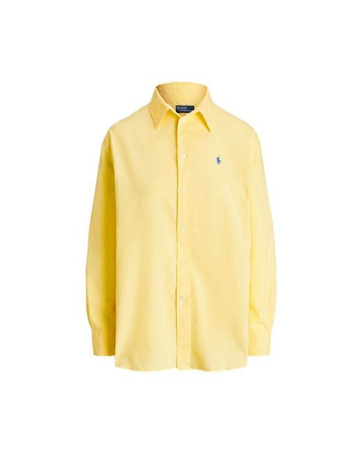 Polo Ralph Lauren Yellow Oversize Fit Cotton Twill Shirt