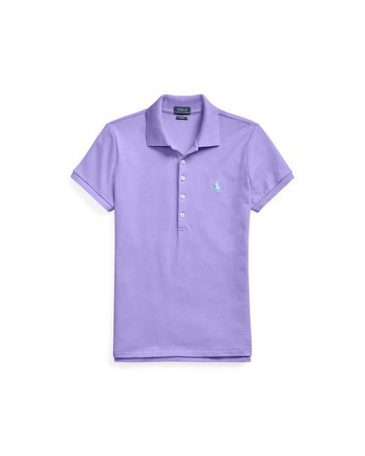 Polo Ralph Lauren Purple Slim Fit Stretch Polo Shirt
