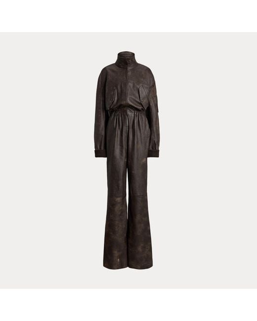 Mono Vaughn De Piel De Cordero Ralph Lauren de color Black