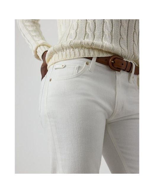 Ralph Lauren White Ralph Lauren Barrett Slim Denim Jean