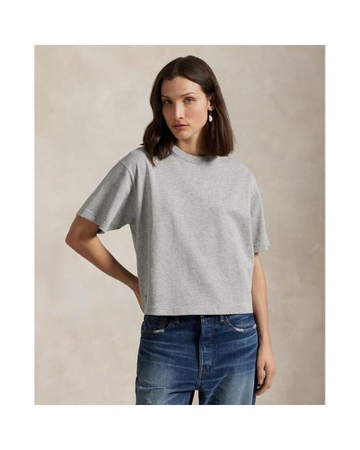 Maglietta in jersey con taglio corto di Polo Ralph Lauren in Gray