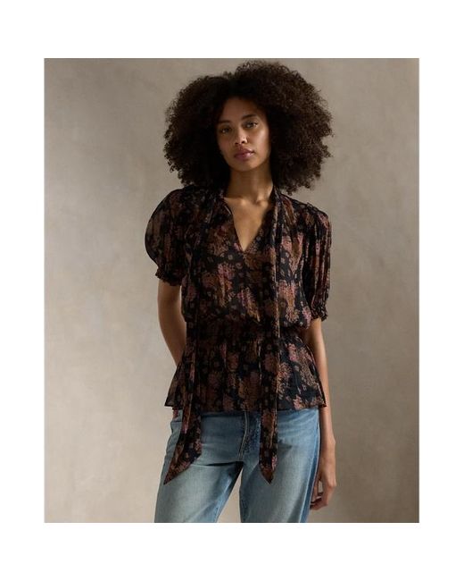 Ralph lauren peplum top hotsell