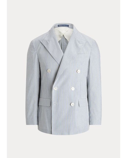 Mens seersucker suit ralph lauren clearance