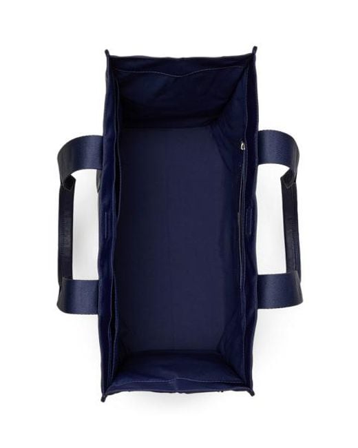 Ralph Lauren Blue Nylon Extra-Large Stevie Tote Bag