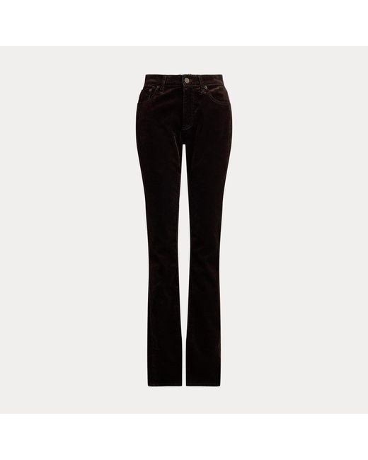 Pantaloni Seth in velluto stretch di Ralph Lauren in Black