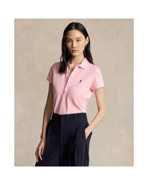 Polo Ralph Lauren Pink Slim Fit Stretch Polo Shirt