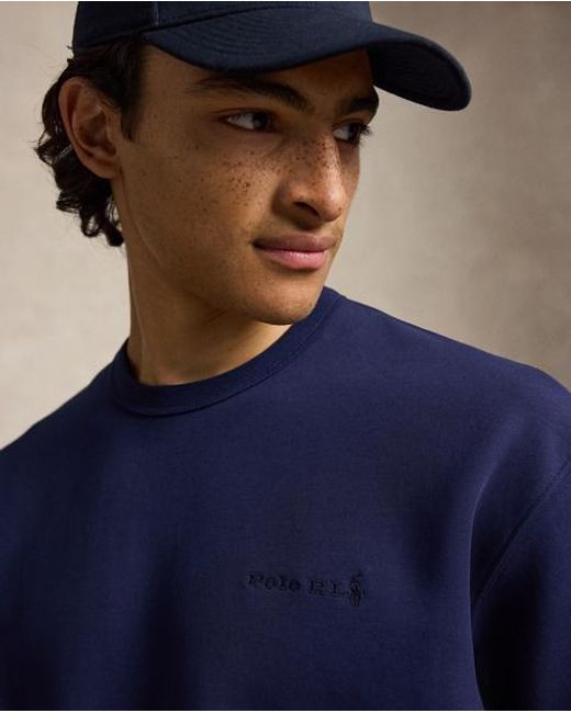 Polo Ralph Lauren Blue Relaxed Fit Double-Knit T-Shirt for men