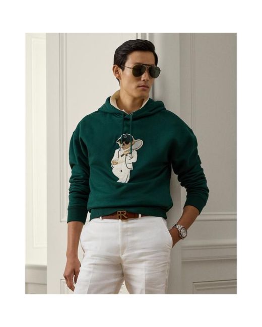 Ralph Lauren Green Ralph Lauren Polo Bear Fleece Hoodie for men