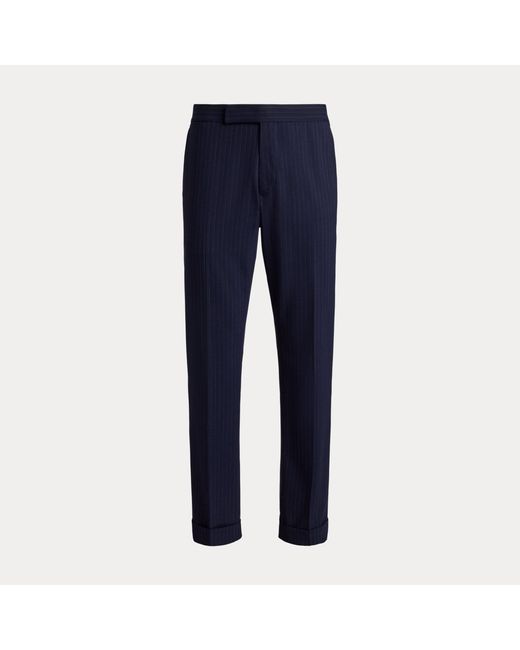 Polo Ralph Lauren Blue Wool-Blend Suit Trouser for men