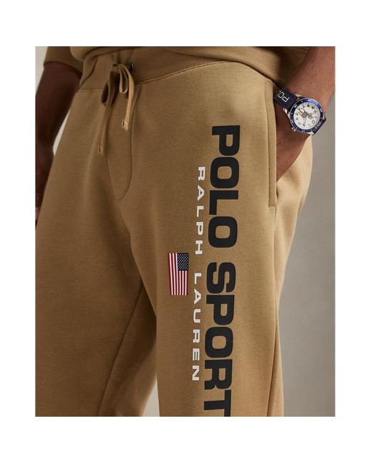 Pantaloni da jogging Polo Sport di Polo Ralph Lauren in Natural da Uomo