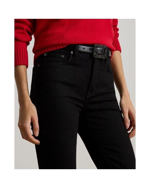Ralph Lauren Black Ralph Lauren High-Rise Boot Jean
