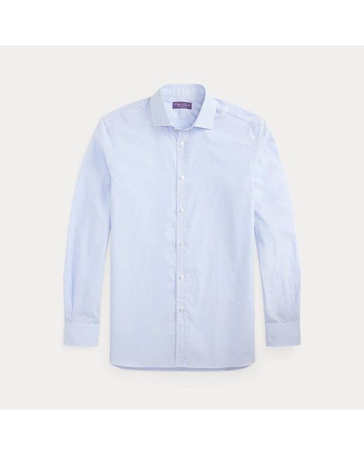 Ralph Lauren Blue Mini-Bengal-Stripe Shirt for men