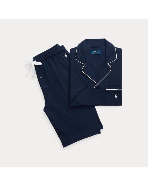 Pyjama En Interlock De Coton Polo Ralph Lauren pour homme en coloris Blue