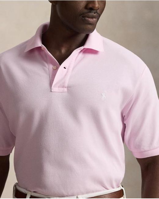 Polo Ralph Lauren Pink The Iconic Mesh Polo Shirt for men