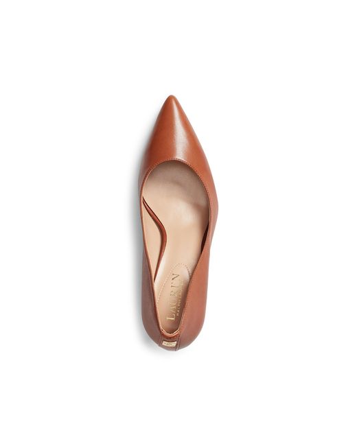 lanette leather pump