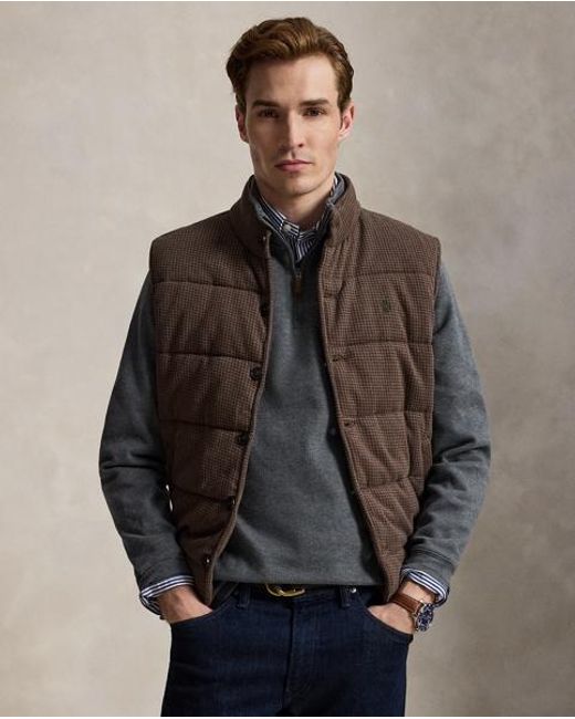 Polo Ralph Lauren Gray Estate-Rib Quarter-Zip Pullover for men