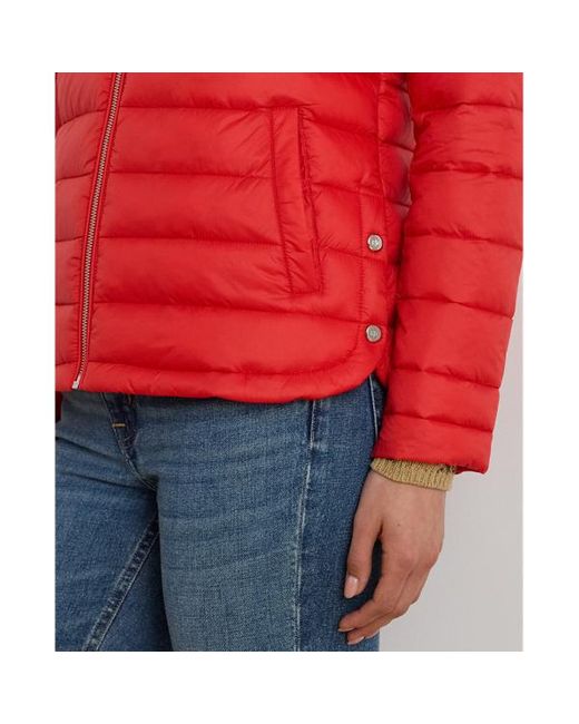 Giubbotto imbottito con collo a imbuto di Ralph Lauren in Red