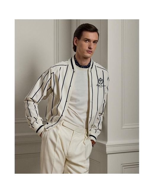 Giacca Langdon in cotone e cashmere di Ralph Lauren in Gray da Uomo