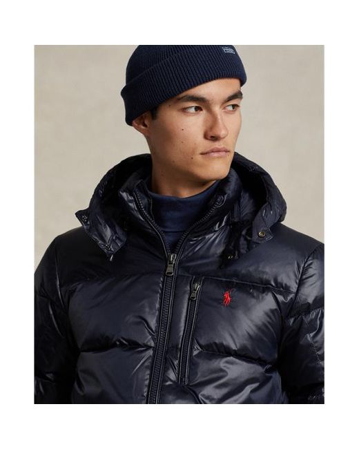 Polo Ralph Lauren Blue The Gorham Glossed Down Jacket for men