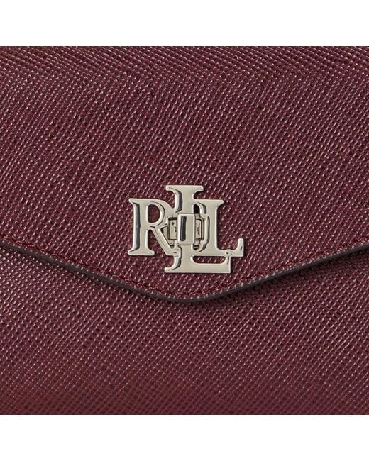 Bauletto Farrah piccolo effetto texture di Ralph Lauren in Blue